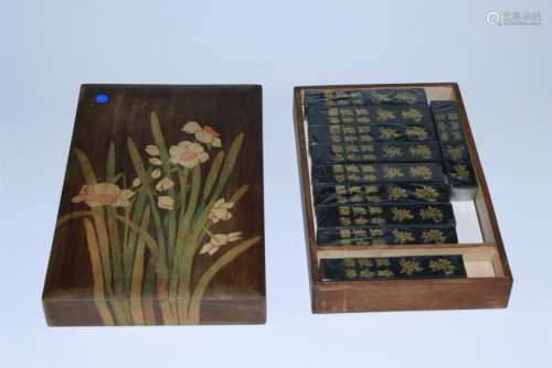 A SET OF TEN CHINESE INKCAKES, QING DYNASTY