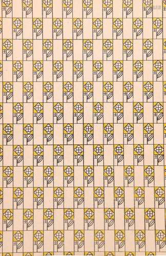 wrapping paper of the Vienna workshop, Joseph Hoffmann