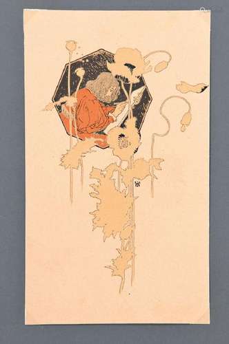 Koloman Moser, 1868-1918 Vienna, colour lithography