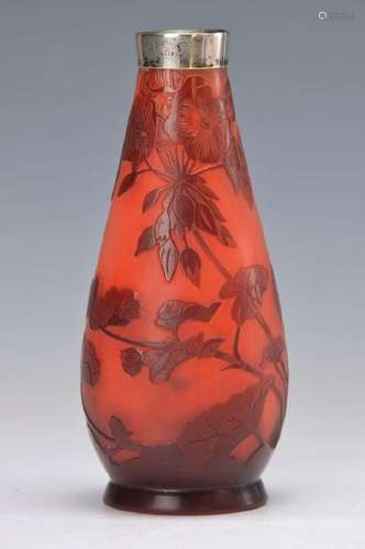 vase, Galle, 1920, colourless multilayer glass