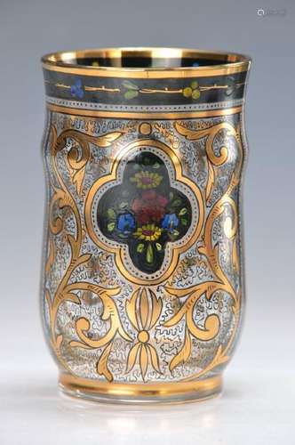 beaker, Steinschönau, 1920s, probably Hermann Pautsch