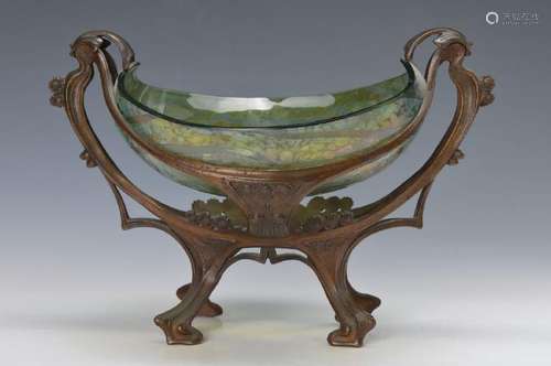 Art Nouveau bowl, Bohemia, around 1900, probably