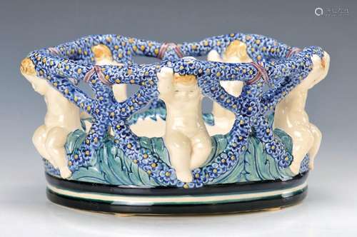 Art Nouveau bowl, Karlsruher majolica, 1911- 1922