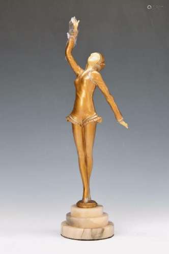 Sculpture of a female dancer, France, around 1935,