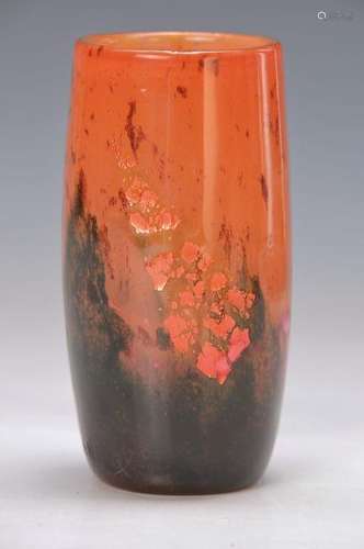 Small vase, Daum Nancy, around 1930, multilayer