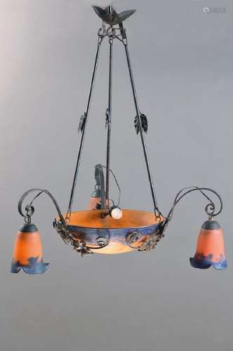 Ceiling lamp, Rethondes France, around 1920, middle