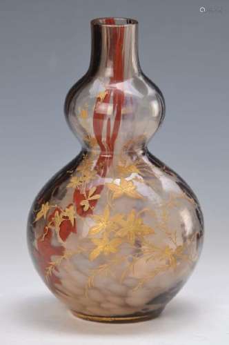 vase, E. Rousseau Paris, around 1890, double calabash