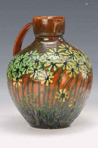 handle vase, Max Läuger, Kunstkeramikwerke Kandern