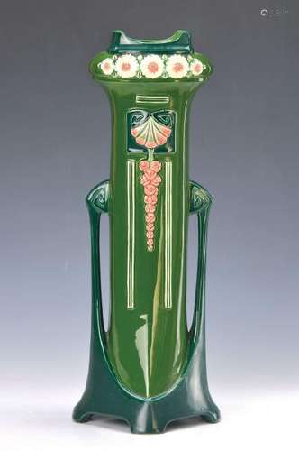 vase, Eichwald Bohemia, around 1900, stoneware