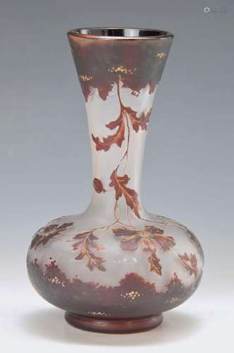 vase, France, around 1910-15, Bush roses- decor