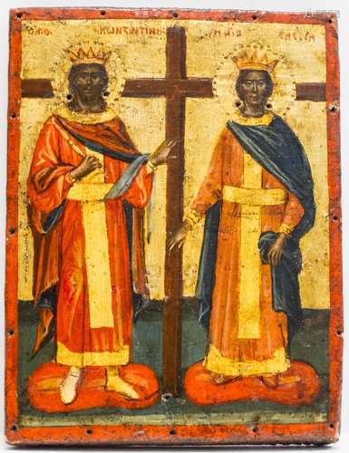 Greek Icon: KONSTANTIN AND ELENA