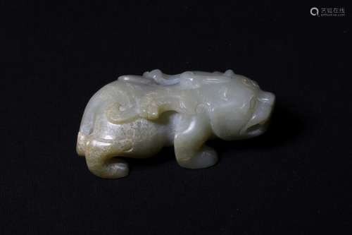 Chinese Jade Carved Beast