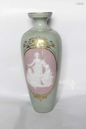 A Hand Painted Porcelain Vase