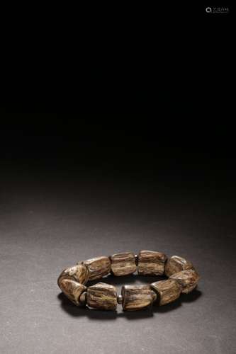 Natural Chengxiang Wood Beads Bracelet