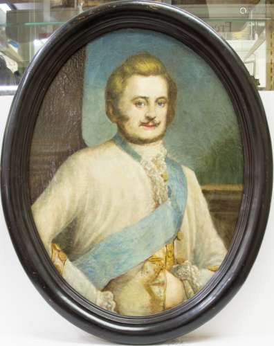 Oil on canvas 1820-1830. Portrait of Leon Sapieha