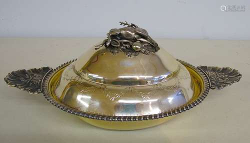 Silver small Dish for meat