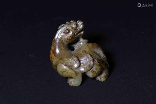 Chinese Jade Carved Beast