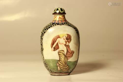 Chinese Enamel Snuff Bottle