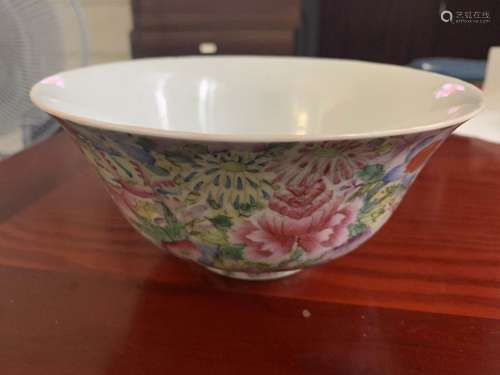 Chinese Famille Rose Porcelain Bowl