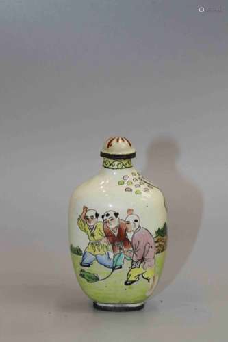 Chinese Enamel Snuff Bottle