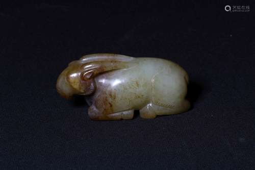 Chinese Jade Carved Rabbit