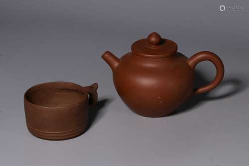 Chinese Teapot and Cup