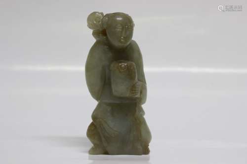 Chinese Jade Carved Figural