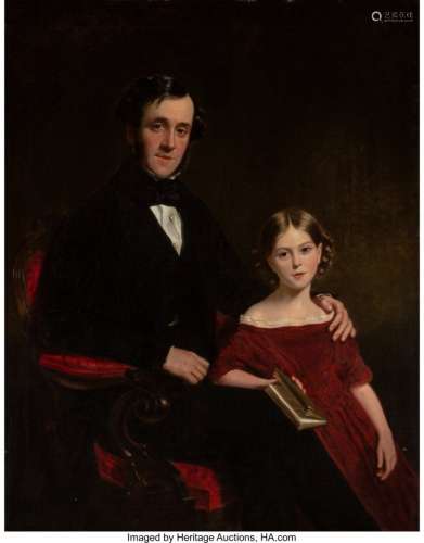 57069: J.L. Ritchie (British, fl. 1846-1859) Portrait o