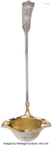 57029: An American Silver Punch Ladle, late 19th-early