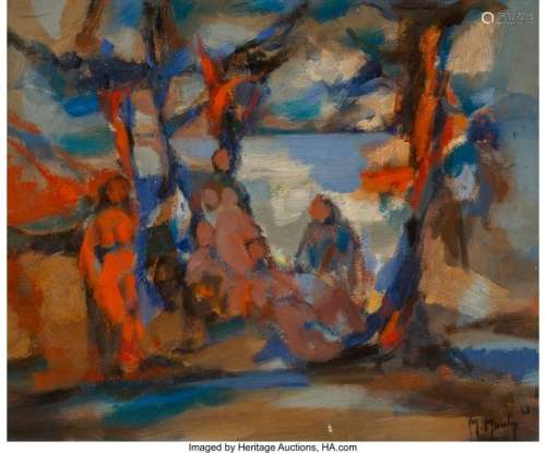 57188: Marcel Mouly (French, 1918-2008) Baigneuses, 196