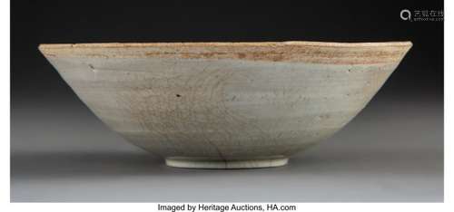 57239: A Chinese Qingbai Earthenware Bowl with Molded D