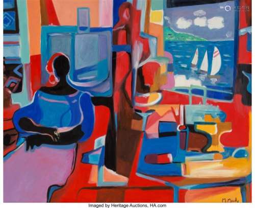 57190: Marcel Mouly (French, 1918-2008) Atelier des Cyc