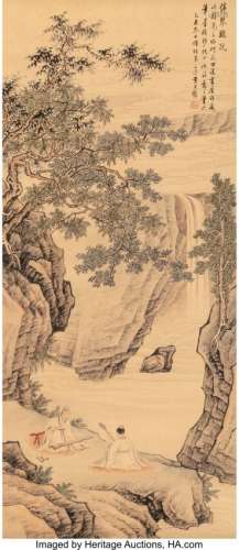 57010: Huang Junbi (Chinese, 1898-1991) Landscape Scrol