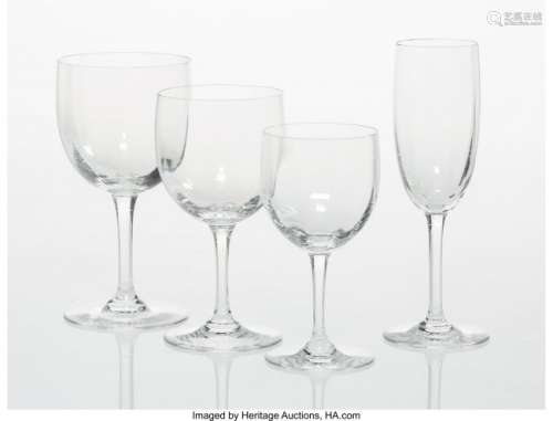 57083: A Thirty-Piece Baccarat Montaigne Pattern Glass