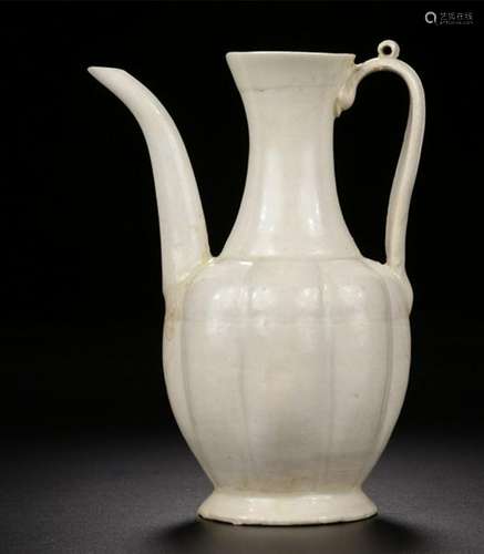 A DING YAO QINGBAI-GLAZED EWER.SONG PERIOD