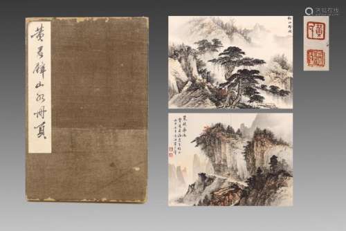 CHINESE PAINTING ALBUM OF VARIOUS LANDSCAPE