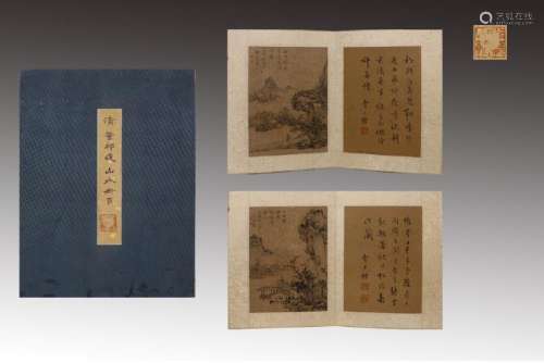 CHINESE PAINTING ALBUM OF VARIOUS LANDSCAPE