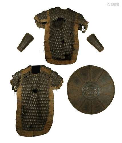 Iron Inlaid Silver Armor