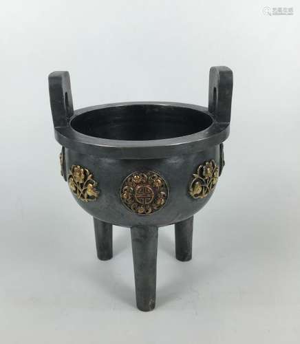 Gilt Silver Incense Burner