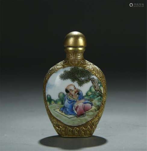 Enamel Snuff Bottle