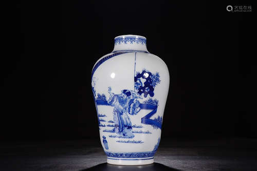 JIAQING MARK BLUE&WHITE VESSEL