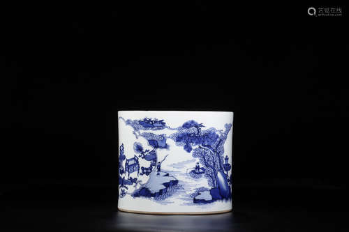 BLUE&WHITE LANDSCAPE STORY KAIGUANG PENHOLDER