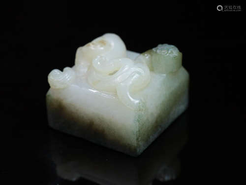 ANCIENT JADE DRAGON SEAL