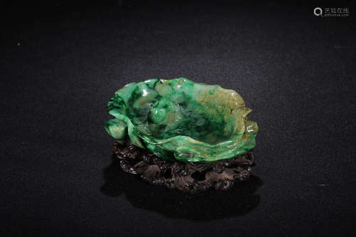 JADEITE LOTUS LAKE INK SLAB