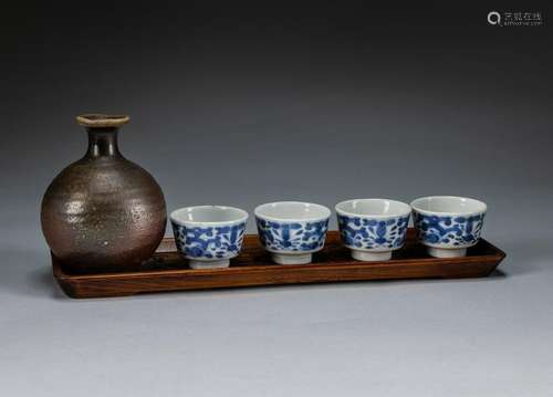 Set Of 19th Japanese Porcelain Teasets,Meiji