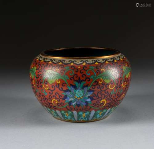 Chinese Antique Cloisonne Washer