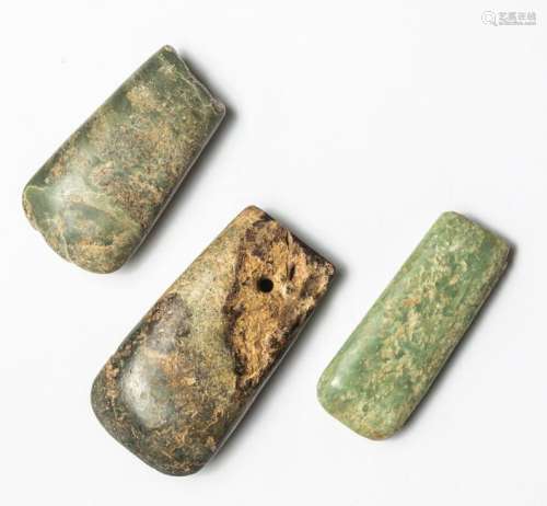 Group Chinese Ancient Jade Stone Blades,Hongshan