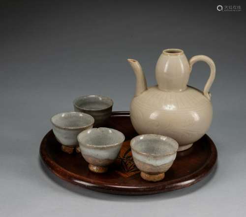 Set Of 19th Korean Porcelain Teasets