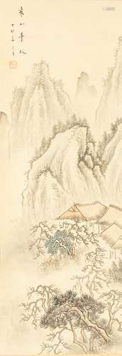 Chinese Antique Painting Mountain