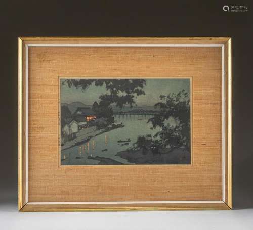 1927 Japanese Hiroshi Yoshida Woodblock Print